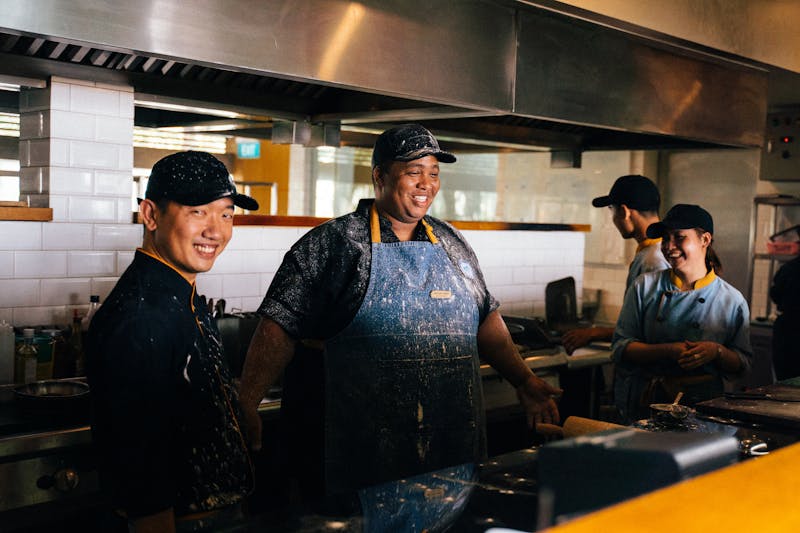 Pizza luce bar and lounge area for social dining